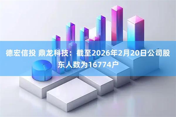 德宏信投 鼎龙科技：截至2026年2月20日公司股东人数为16774户